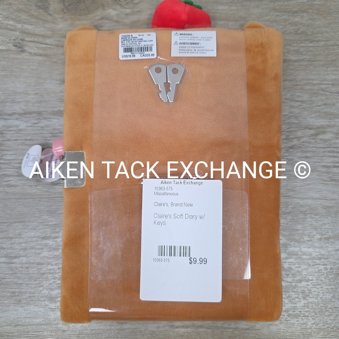 Claire's Soft Diary w/ Keys