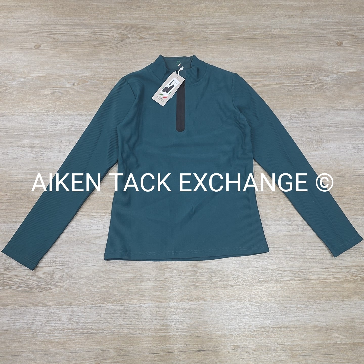 Lauria Garrelli Livigno Ribbed Long Sleeve Top, Size Medium