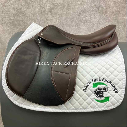 2023 Arion J2 Close Contact Jump Saddle, 18" Seat, 3 CB Flap, Medium Wide Tree, Shoulder-Free Panels, Full Buffalo Leather