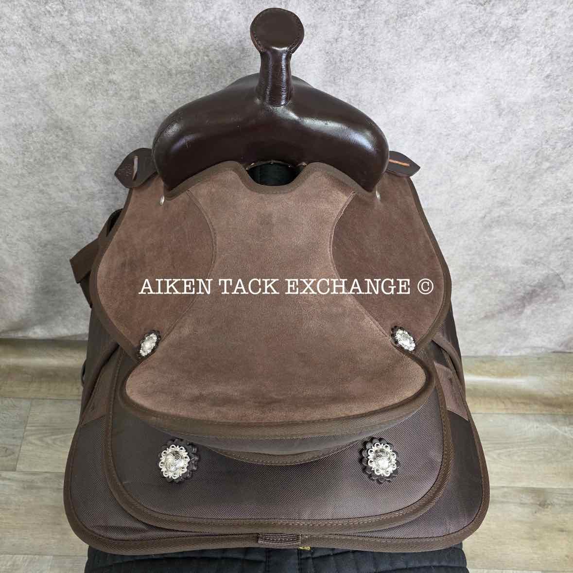 Tough 1 King Series 9215 Synthetic Western Saddle, 15" Seat, Wide Tree - Full QH Bars