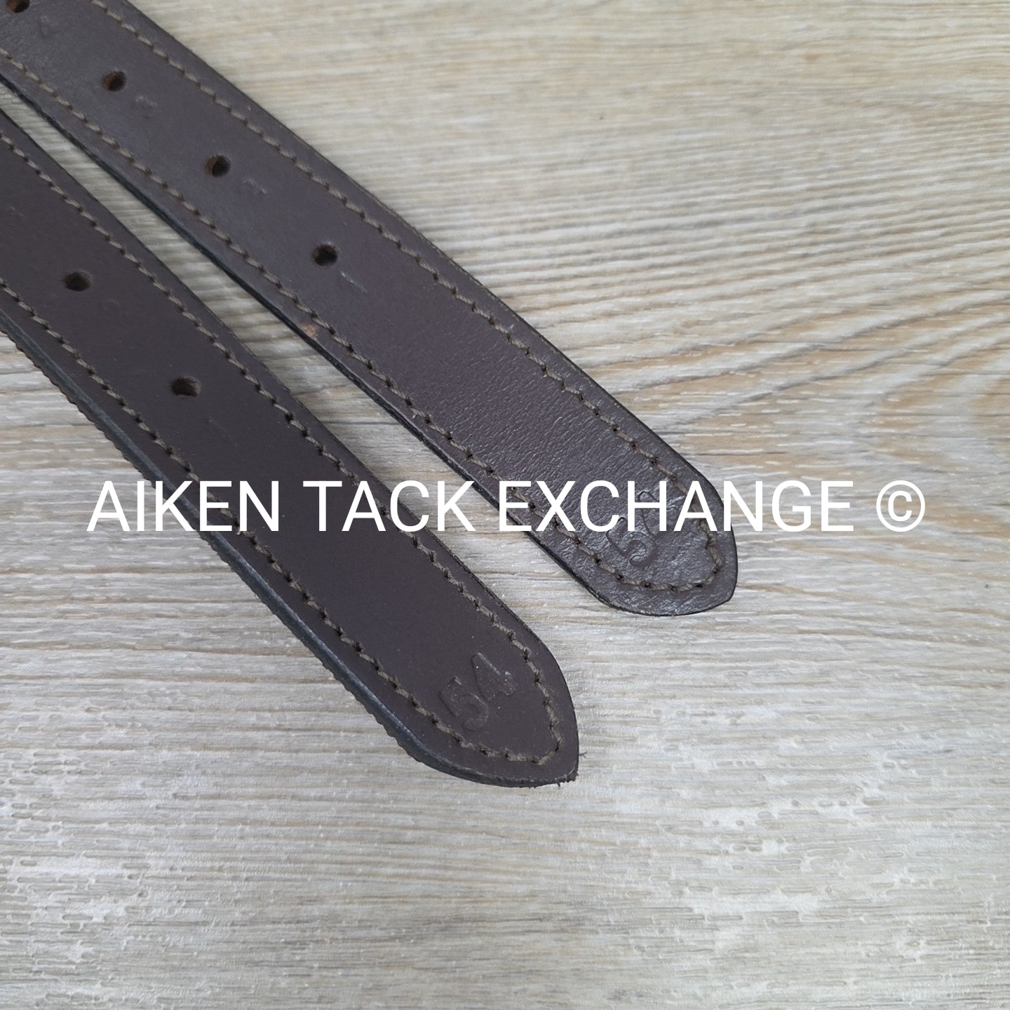 HDR Nylon Backed Stirrup Leathers, Brown, 54"