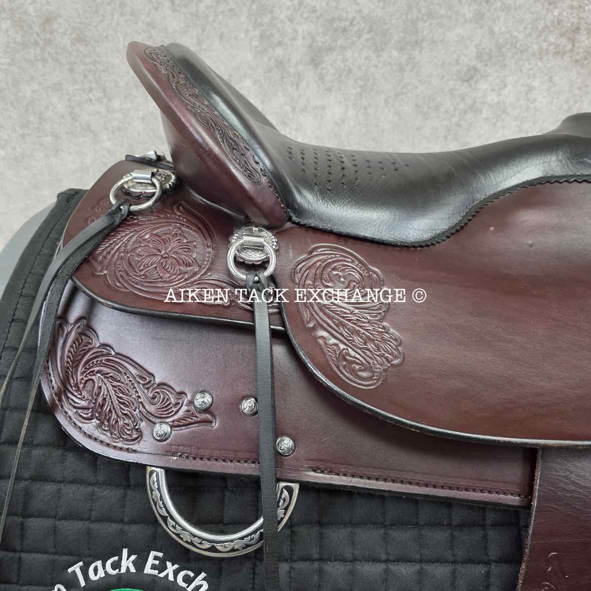 2021 Tucker 295 Horizon Wanderer Trail Western Saddle, 18.5" Seat, Extra Wide Tree