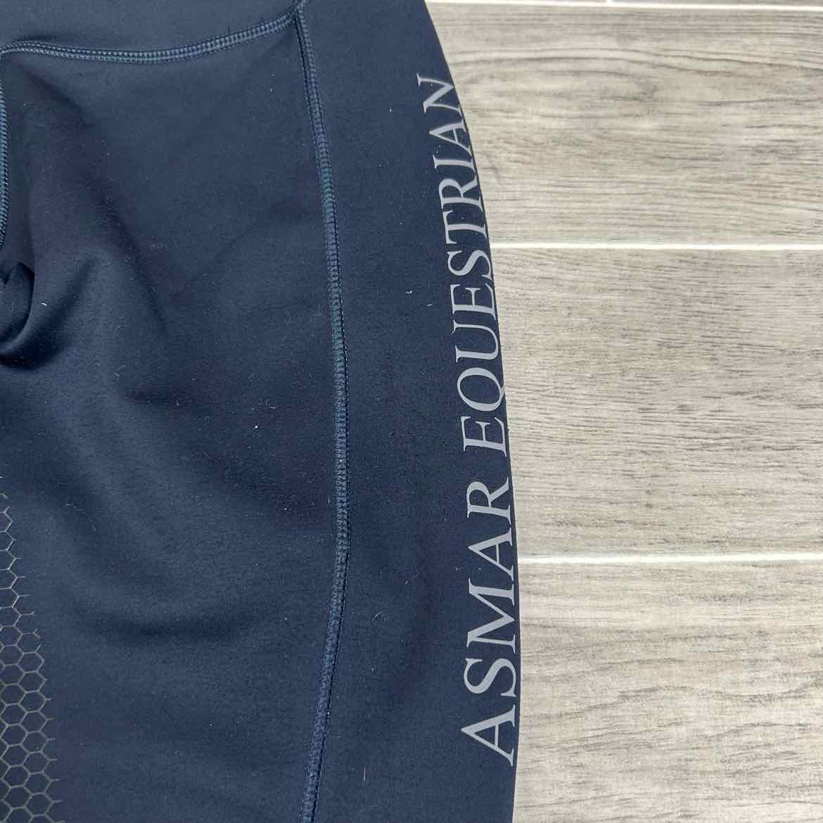 Noel Asmar Equestrian Dressage Warm Up Silicone Grip Full Seat Tights, Size Smal
