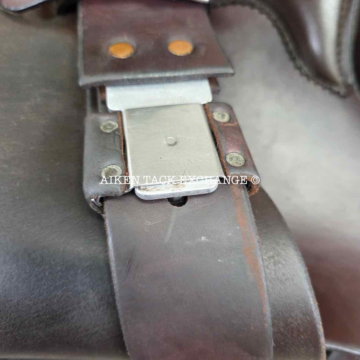 2008 Tucker 260 High Plains Western Saddle, 16.5" Seat, Medium Tree - Semi QH Bars