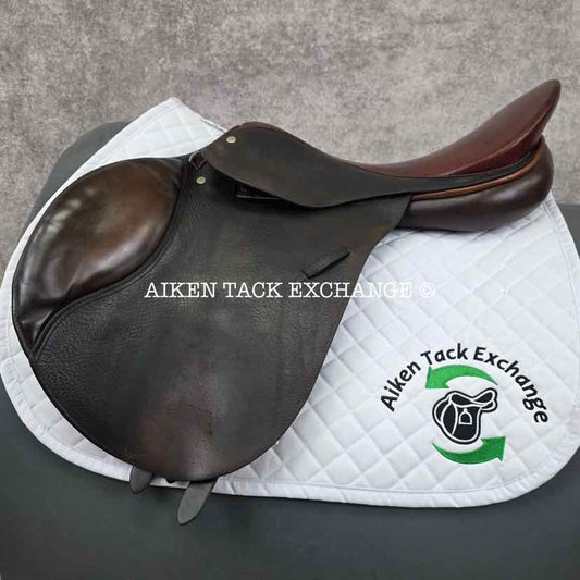 Beval Jump Saddle, 17.5"/18" Seat, Forward Flap, Medium Tree, Foam Panels