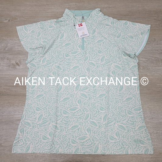 Kastel Denmark Short Cap Sleeve Shirt, Brand New, Women's XLarge