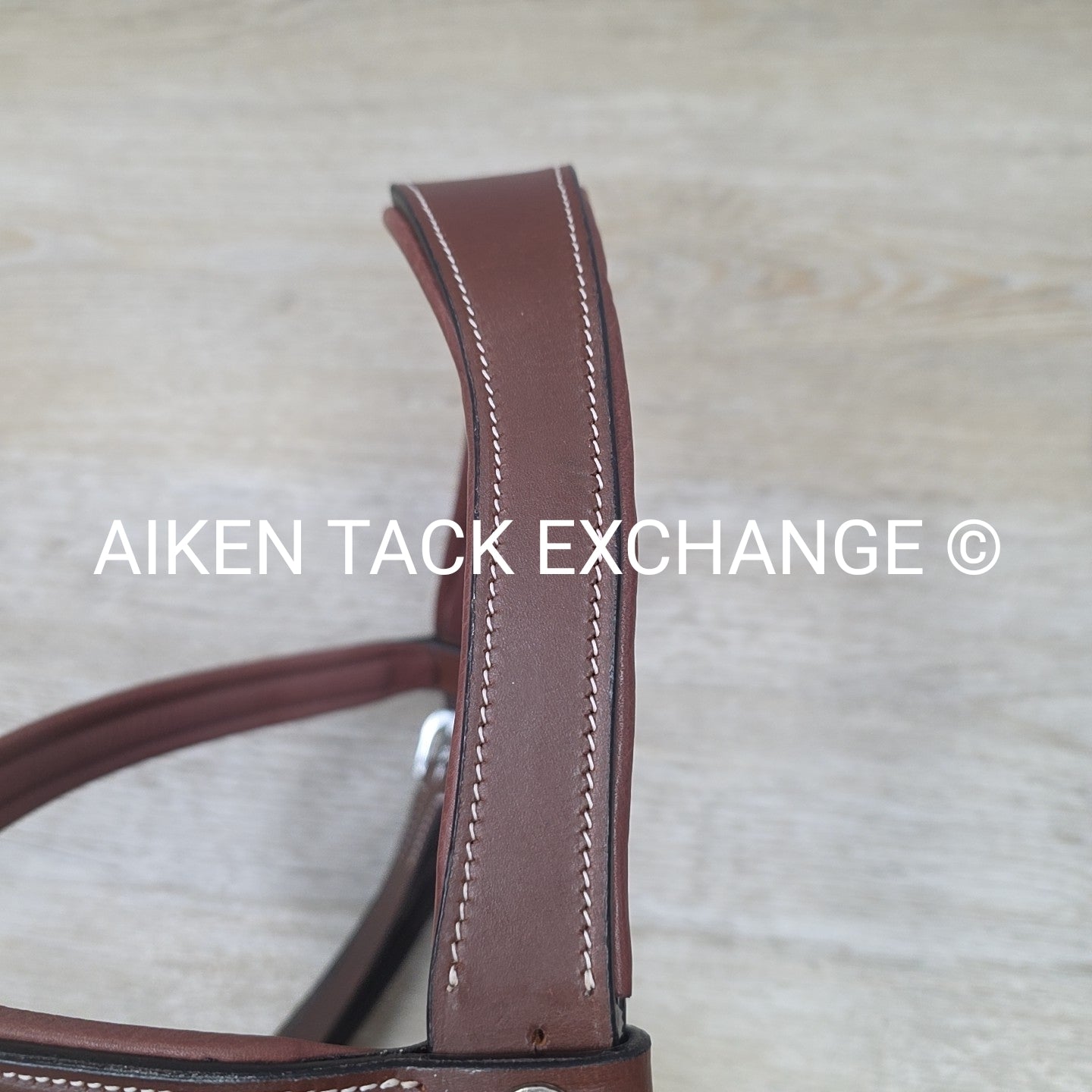 HDR Pro Mono Crown Padded Wide Noseband Bridle with Reins, Brown, Oversize