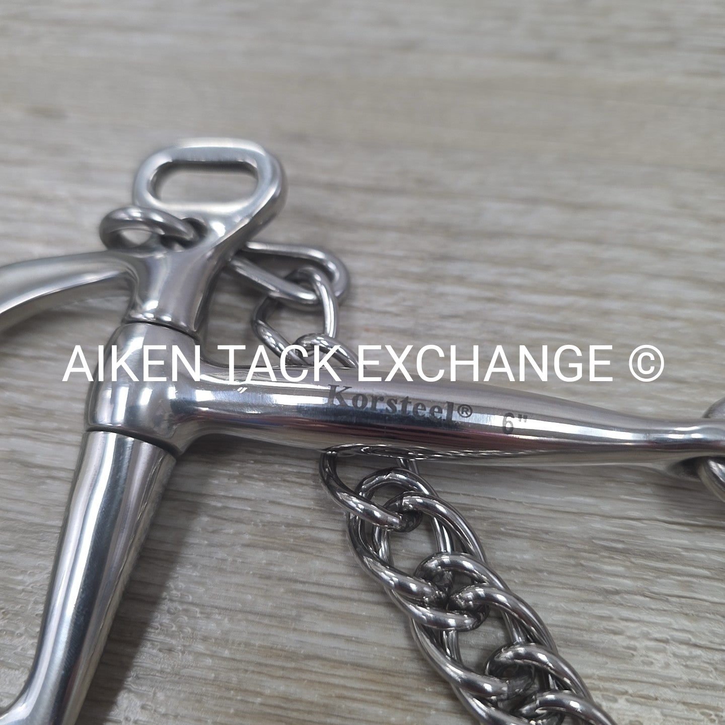 Korsteel Mullen Mouth Single Joint Kimberwick Bit 6"