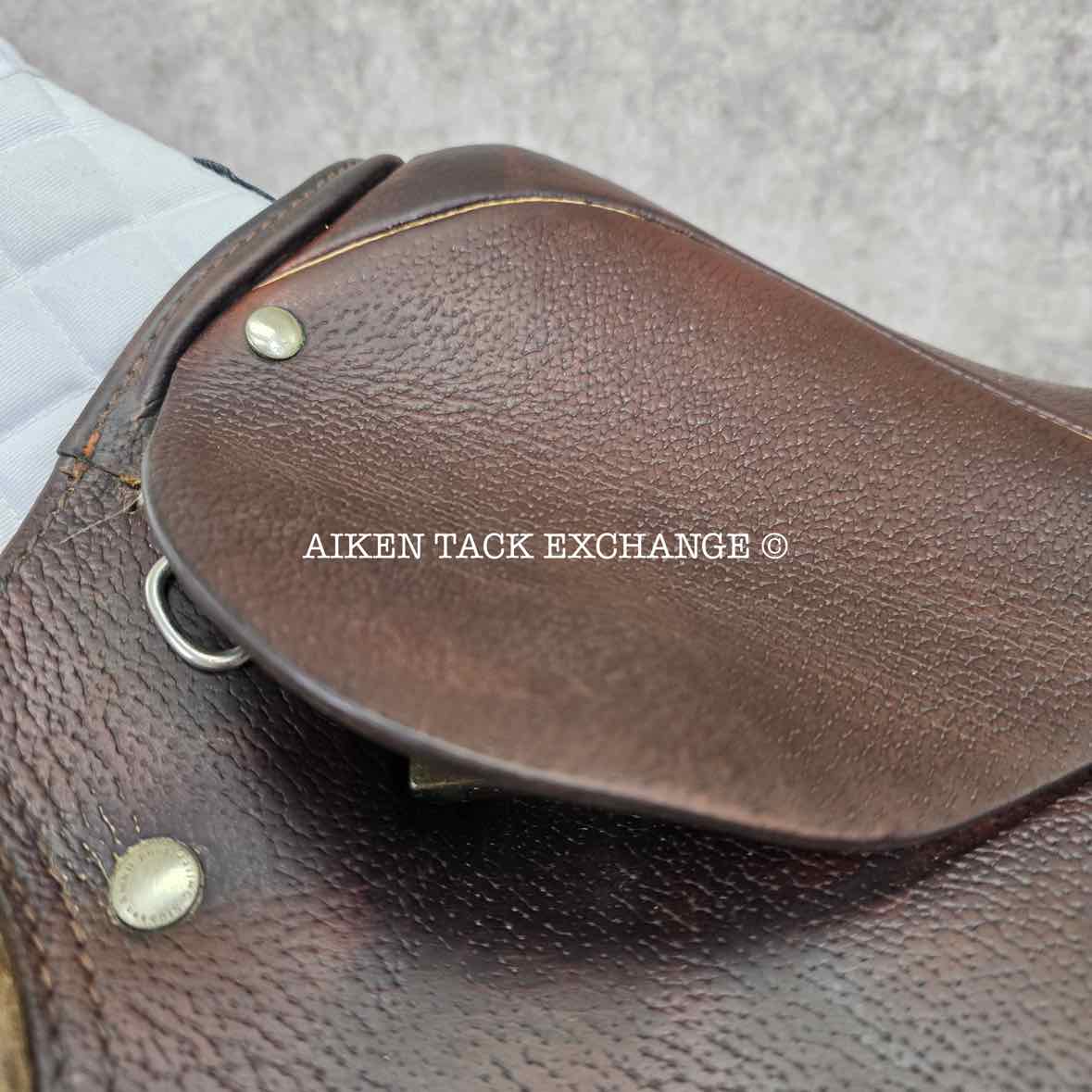 Stubben Siegfried All Purpose Saddle, 17" Seat, 32cm Tree - Wide, Wool Flocked Panels