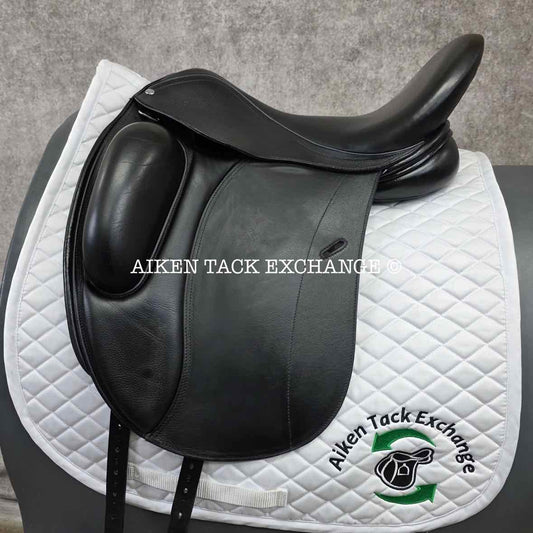 2021 Loxley by Bliss Monoflap Dressage Saddle, 17.5" Seat, Adjustable Tree - Changeable Gullet, Wool Flocked Panels