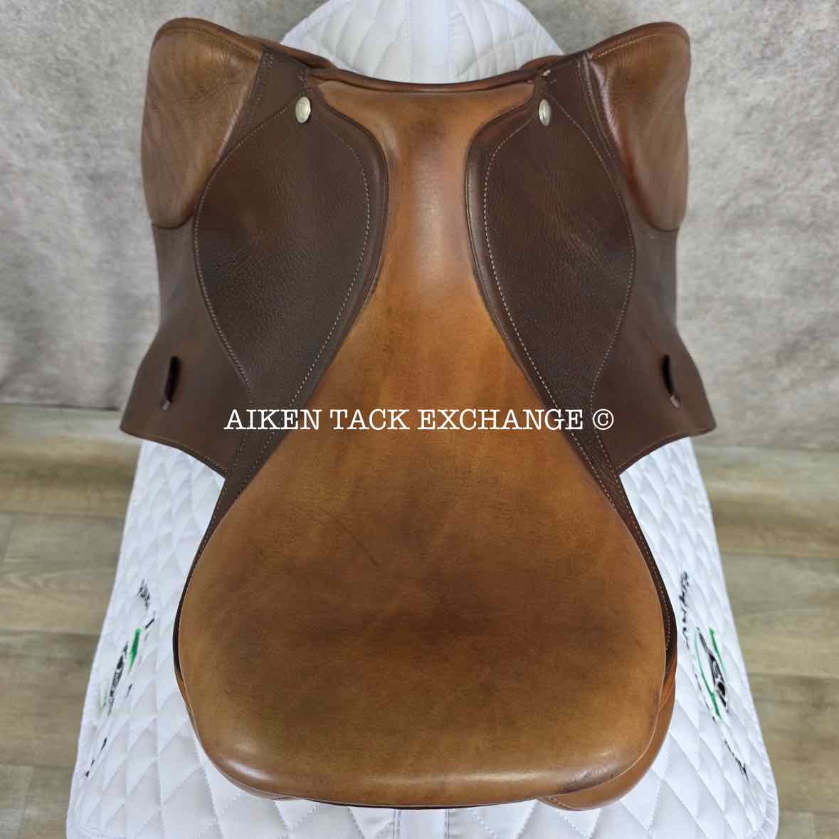 2013 Pessoa A/O AMS Close Contact Jump Saddle, 16" Seat, Adjustable Tree - XCH Changeable Gullet, Wool Flocked Panels