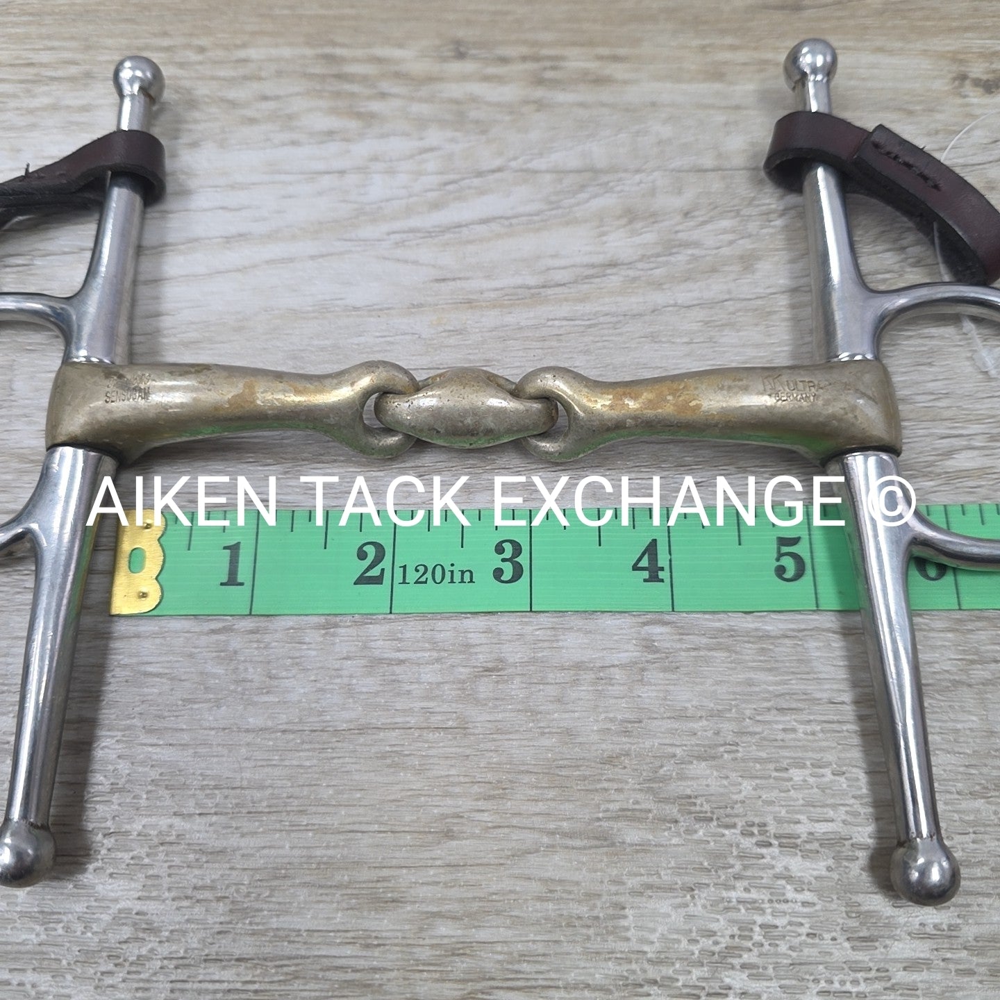 Herm Sprenger Dynamic RS Sensogan Double Joint Full Cheek Bit with Keepers 5"