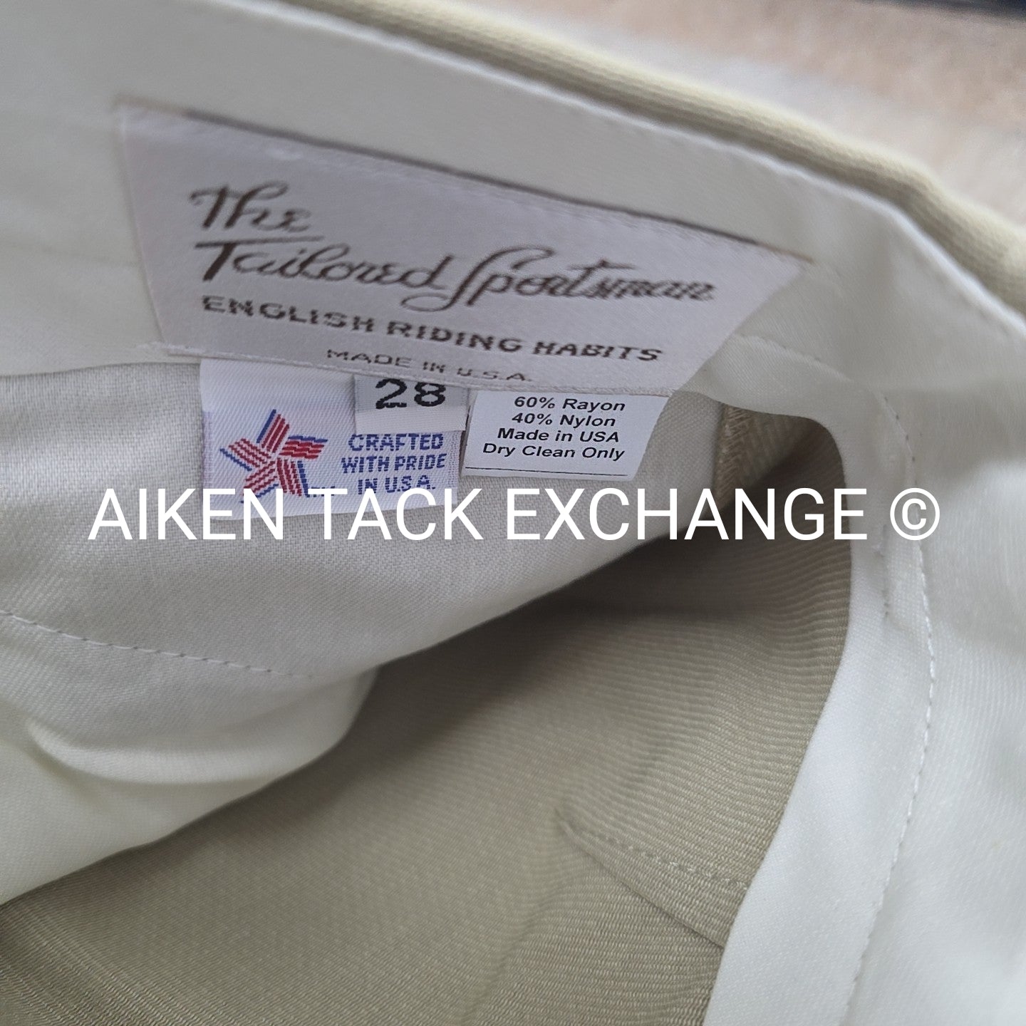 BARGAIN BUNDLE: 2 Pair Tailored Sportsman Knee Patch Breeches, Size 28