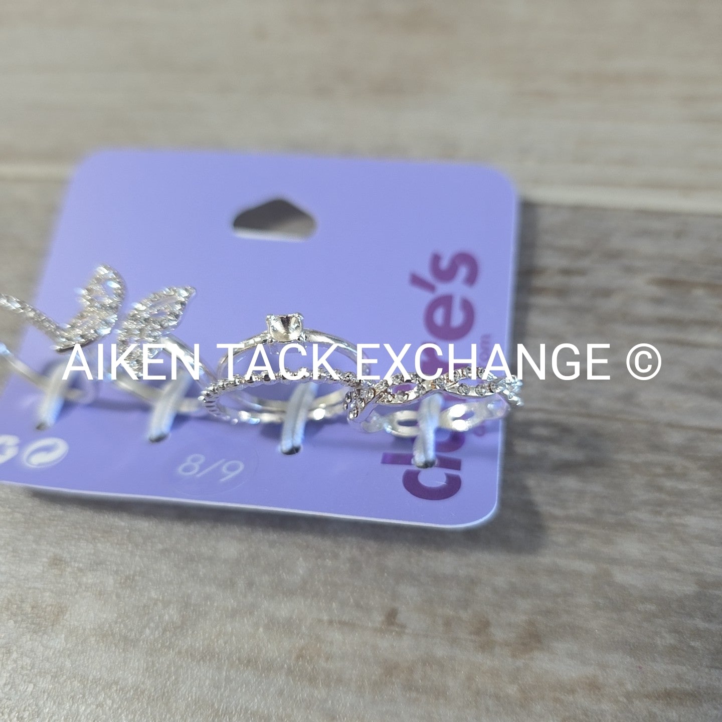 Claire's Ring Set (4) - Size 8/9