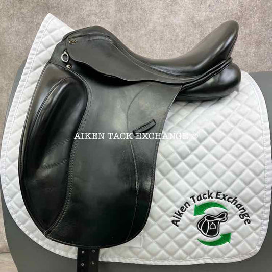 2014 PDS Carl Hester Grande Alto Dressage Saddle, 17.5" Seat, Adjustable Tree - Changeable Gullet, Wool Flocked Panels