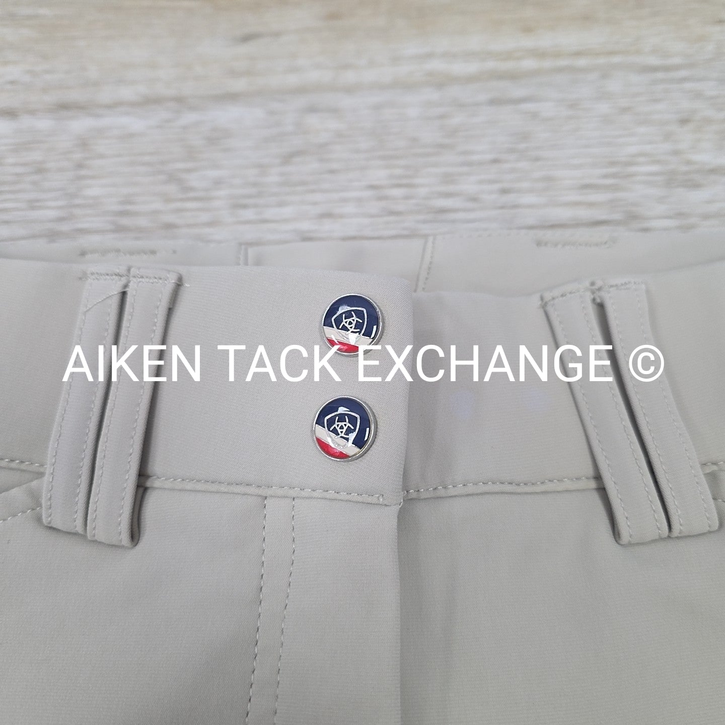 Ariat Tri Factor Silicone Grip Knee Patch Breeches, Size 22 R