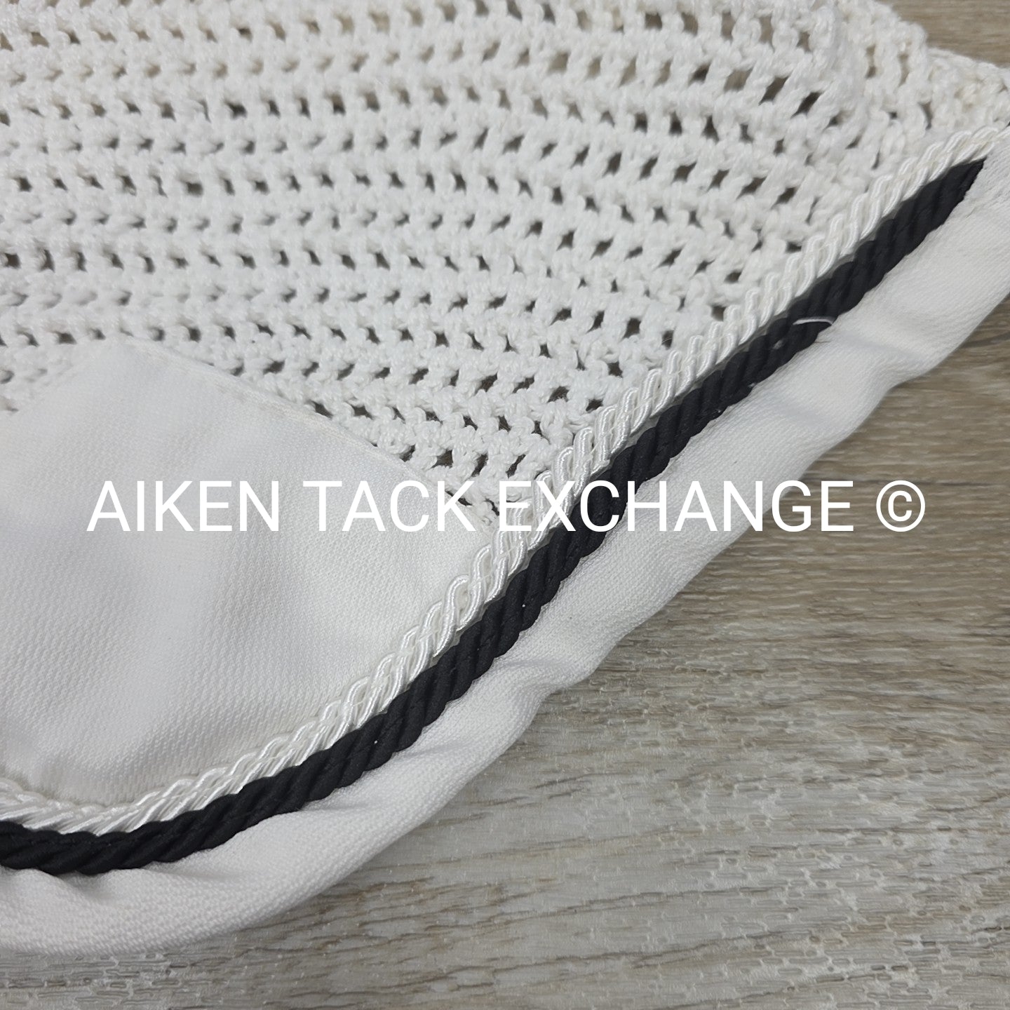 Dover Saddlery Riders International Piped Ear Bonnet, Size Full