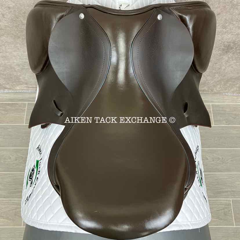 **SOLD** 2019 Loxley by Bliss Jump Saddle, 17.5" Seat, Adjustable Tree - Changeable Gullet, Wool Flocked Panels