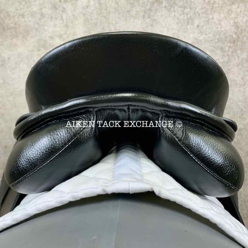 **SOLD** 2022 Karl Niedersuss Crescendo Dressage Saddle, 17.5" Seat, Short Flap, Medium Wide Tree, Wool Flocked Panels