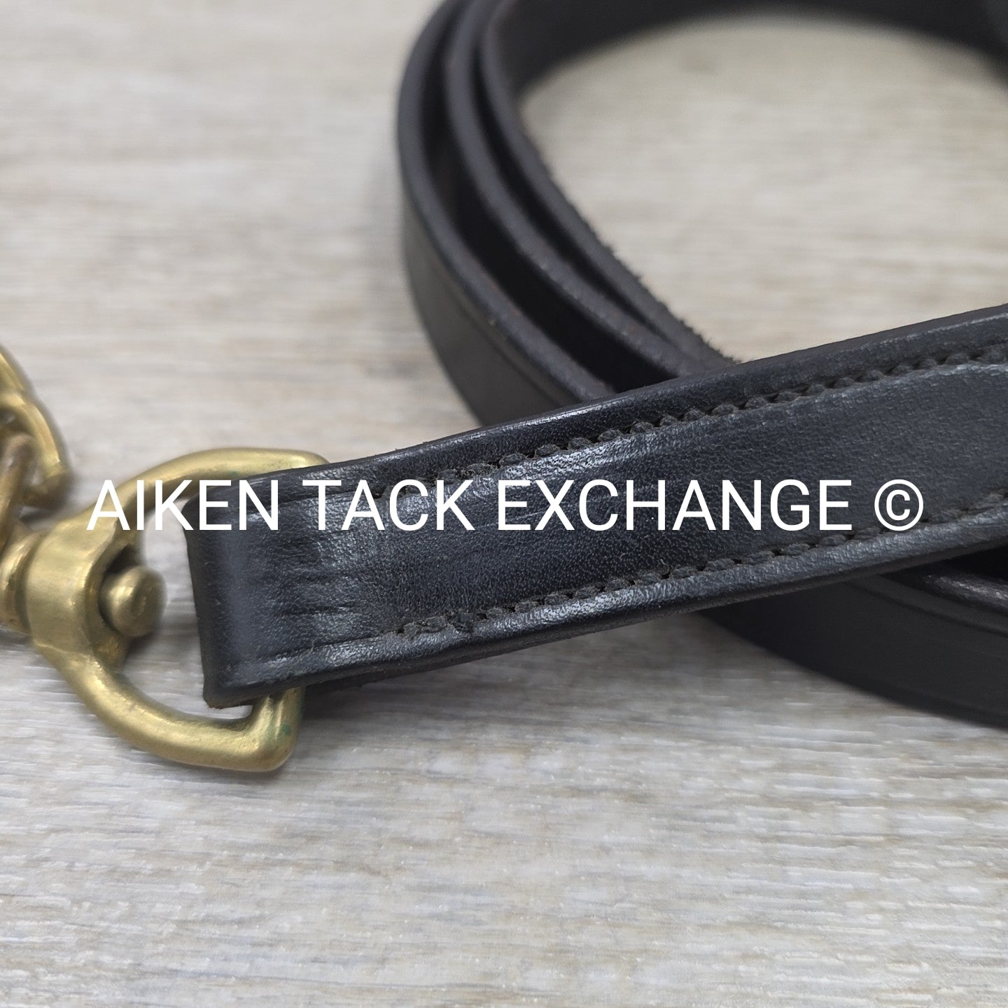 Tory Leather Lead with Chain
