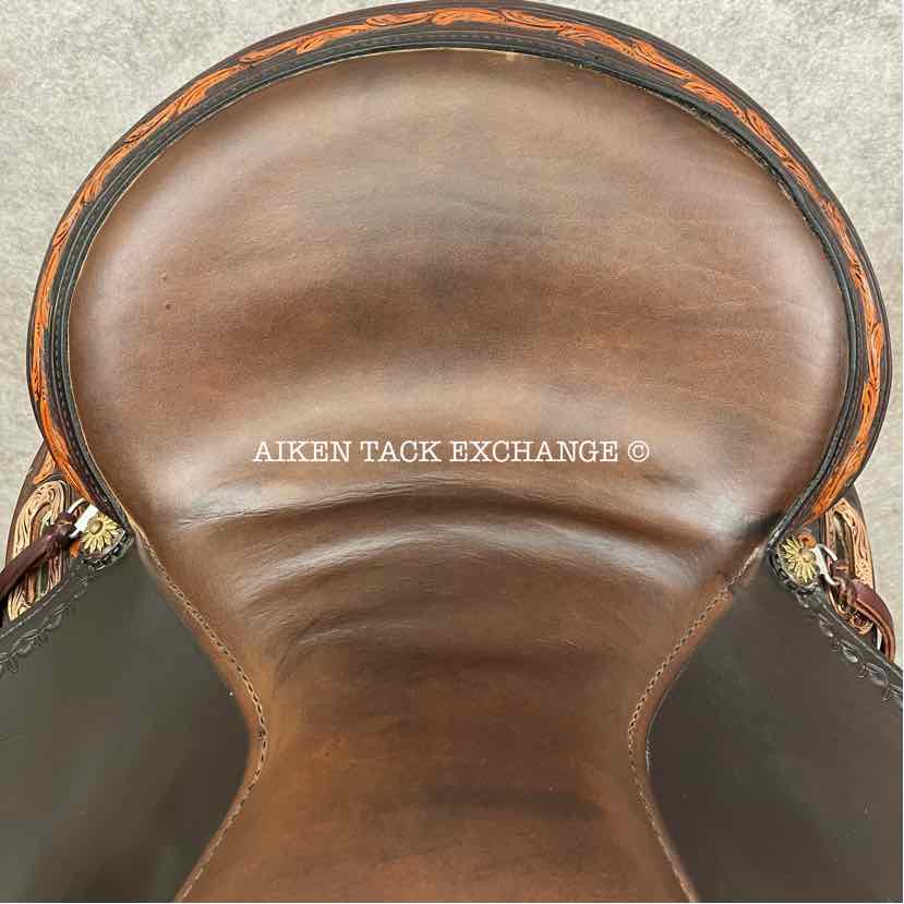 **SOLD** 2021 Circle Y 1682 Sunflower Flex2 Trail Western Saddle, 15" Seat, Flex2 Trail 5 Tree - Wide