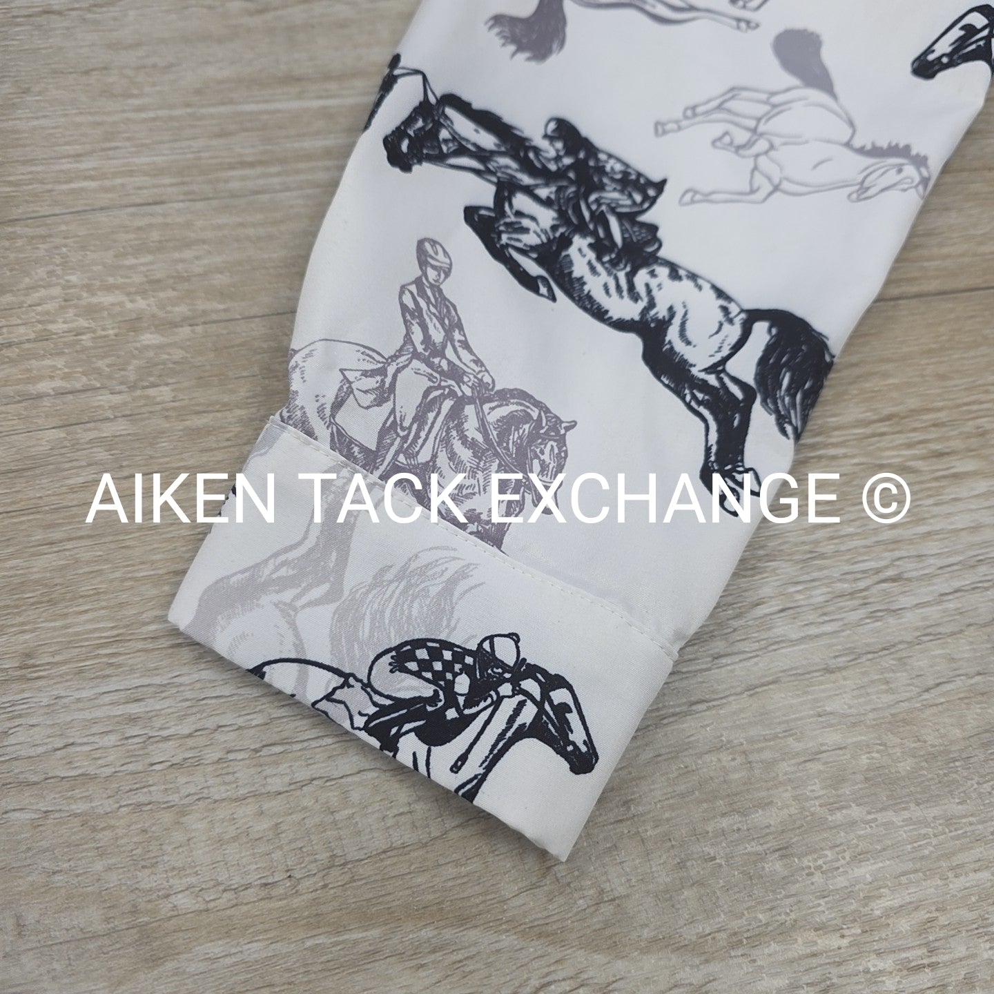 Horse Print Blouse, Women's Medium