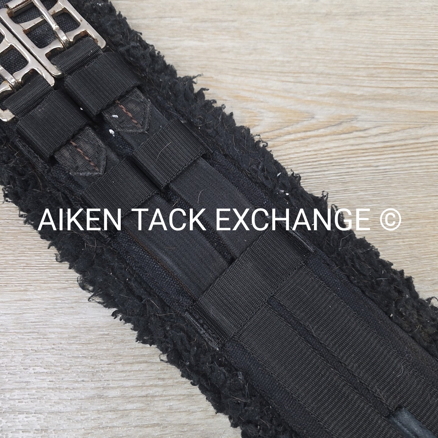 BARGAIN BUNDLE: HFP & Ovation Fleece Dressage Girths, Black, 28"