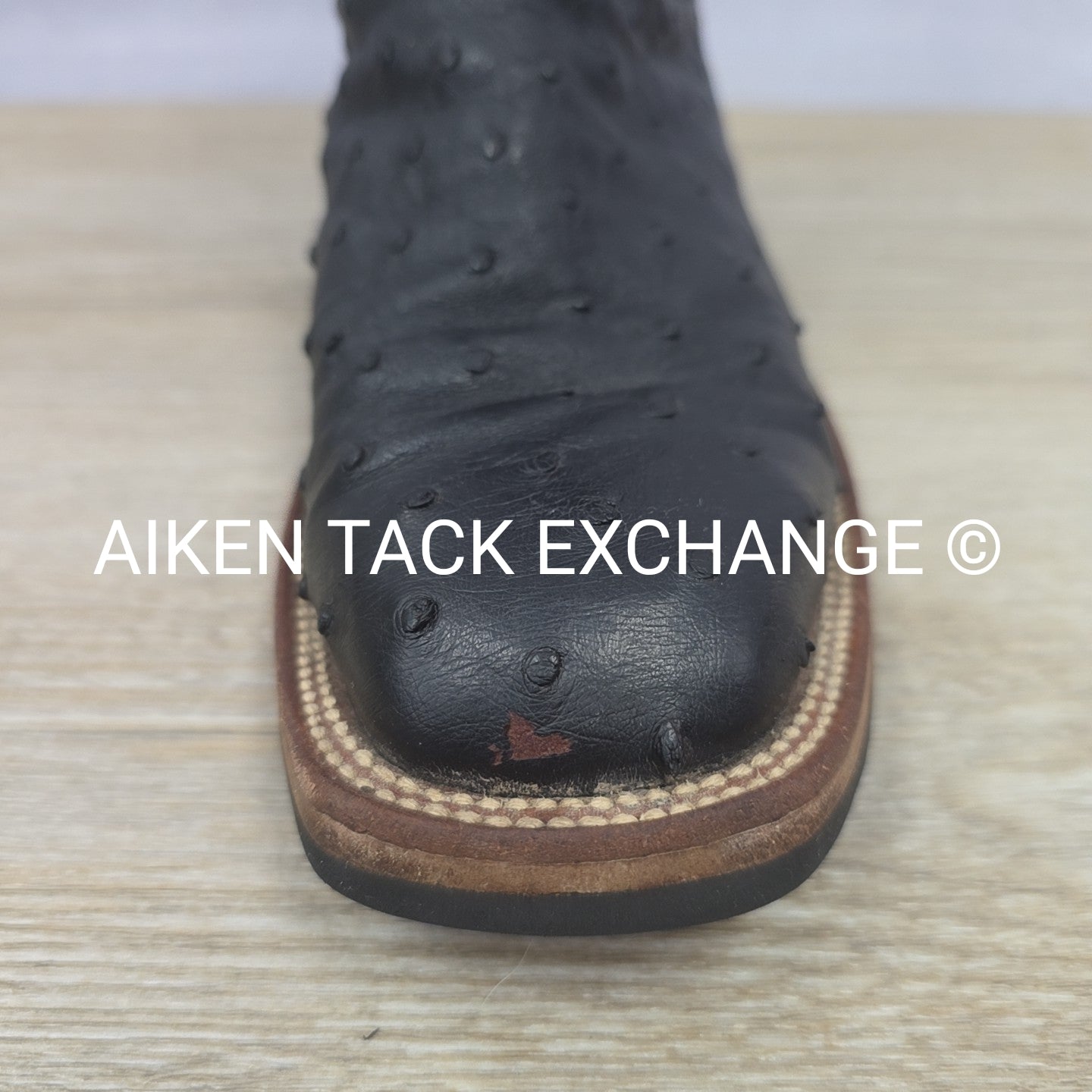 Lucchese Ostrich Boots, Size 6.5