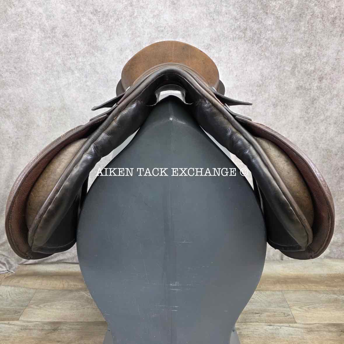 **SOLD** Berney Brothers GP All Purpose Saddle, 18" Seat, Wide Tree, Wool Flocked Panels