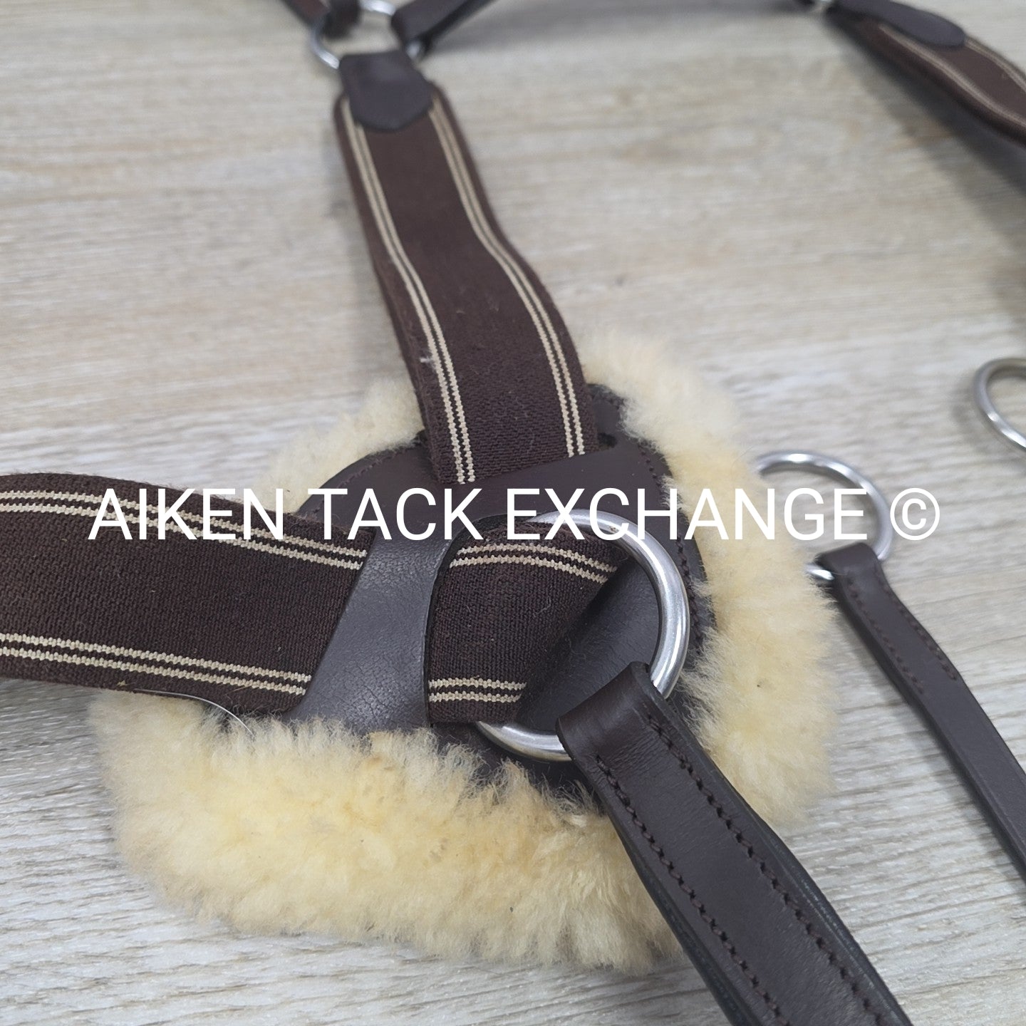 Shires Avignon 5 Point Breastplate with Running Attachment, Brown, Size Full