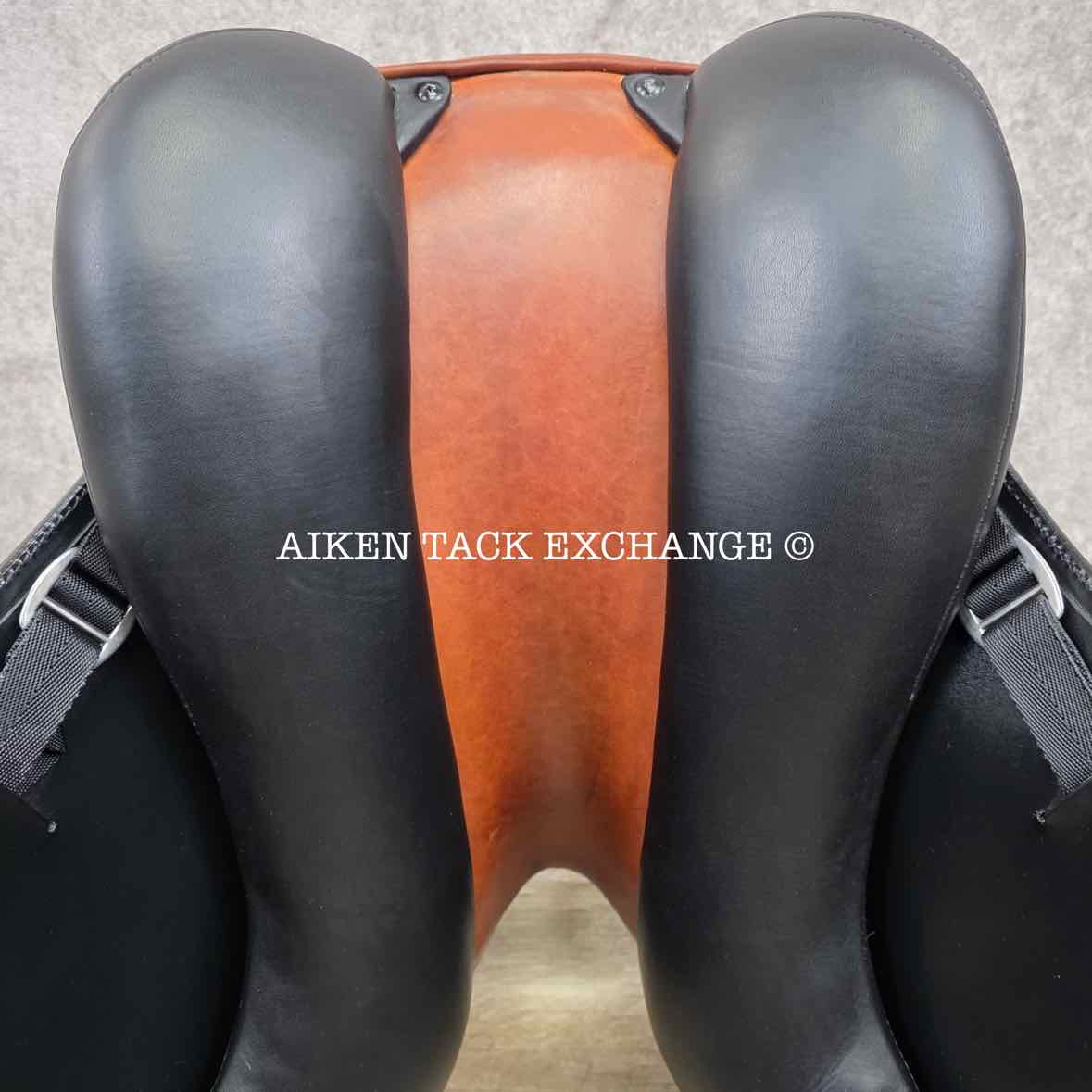 2023 Schleese Tribute Monoflap Dressage Saddle, 18" Seat, Adjustable AdapTree, Wool Flocked Panels