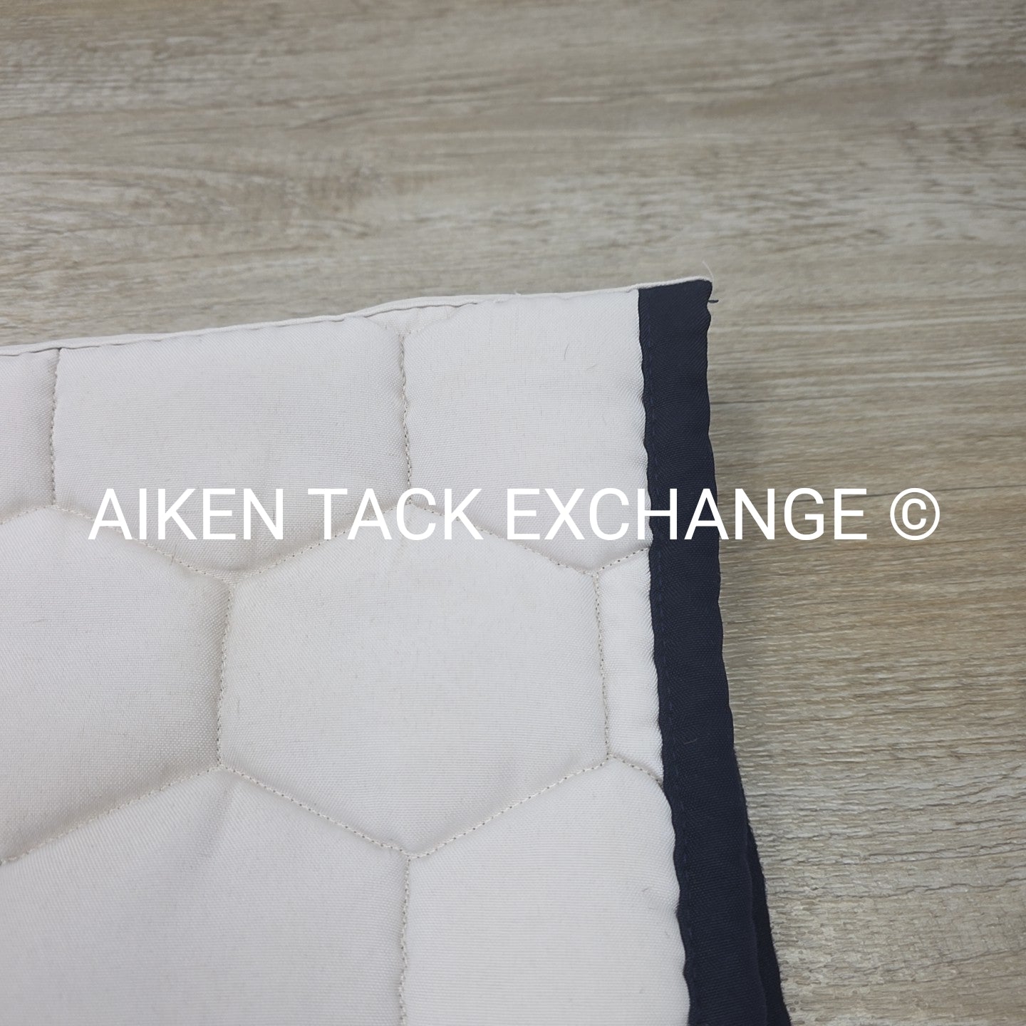 Arion Dressage Saddle Pad, White (has stains)