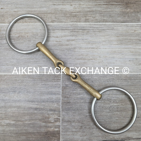 Herm Sprenger KK Ultra Aurigan Double Joint Loose Ring Bit, Size 5.5"