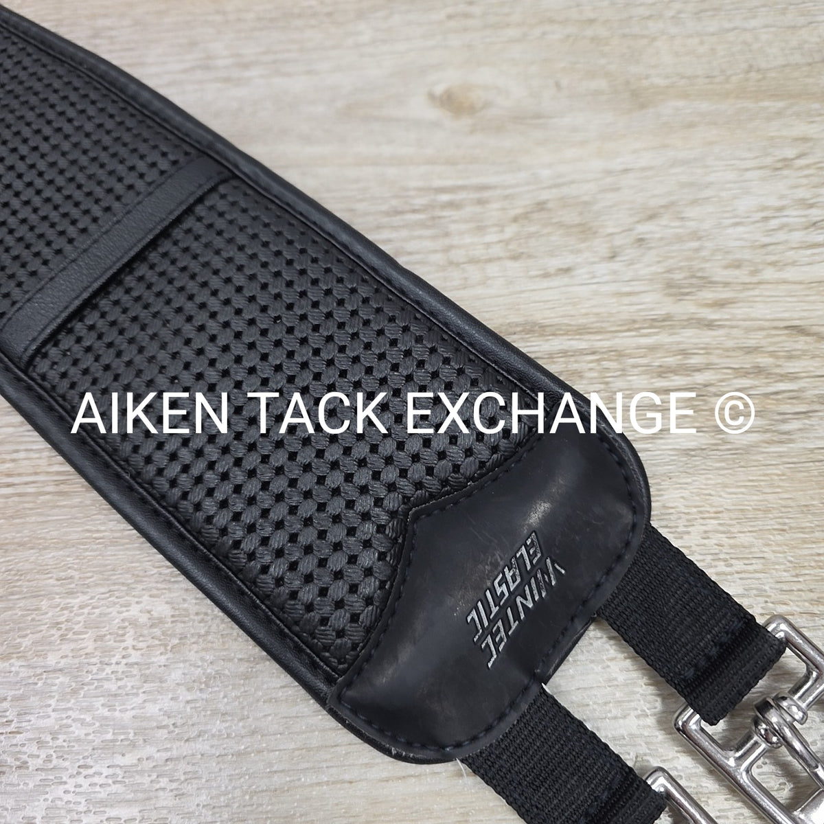 Wintec Elastic Girth, Black, 46"