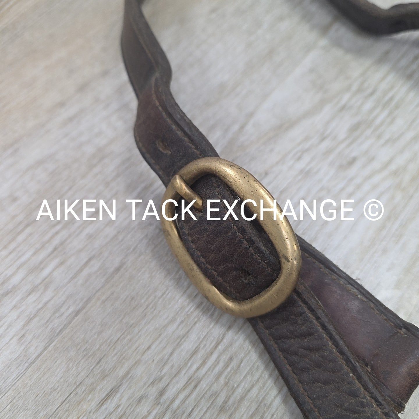 BARGAIN BUNDLE: 2 Leather Halters, Brown, Size Full