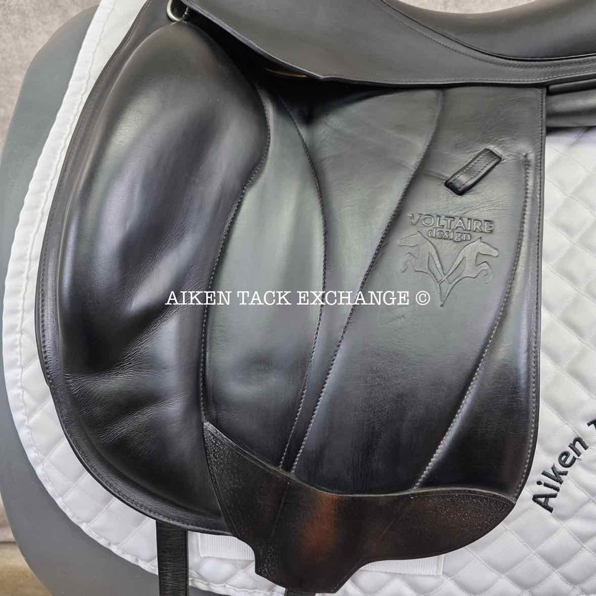 2015 Voltaire Adelaide Monoflap Dressage Saddle, 18" Seat, 3AA Flap, Medium Wide Tree, PRO Panels, Full Buffalo Leather