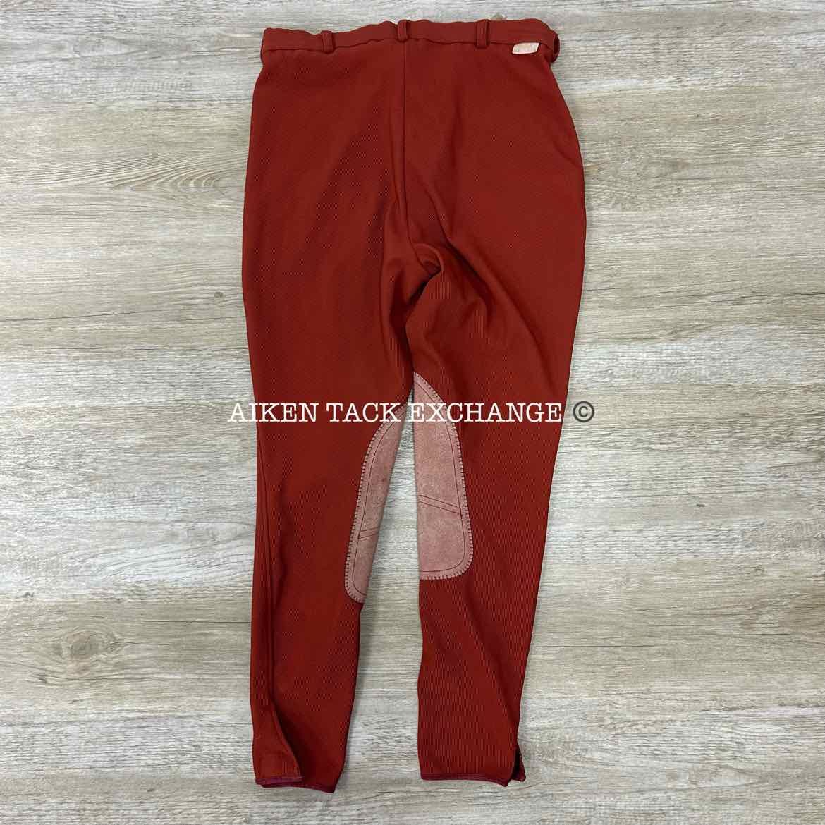 TuffRider Ribbed Knee Patch Breeches, Size 32