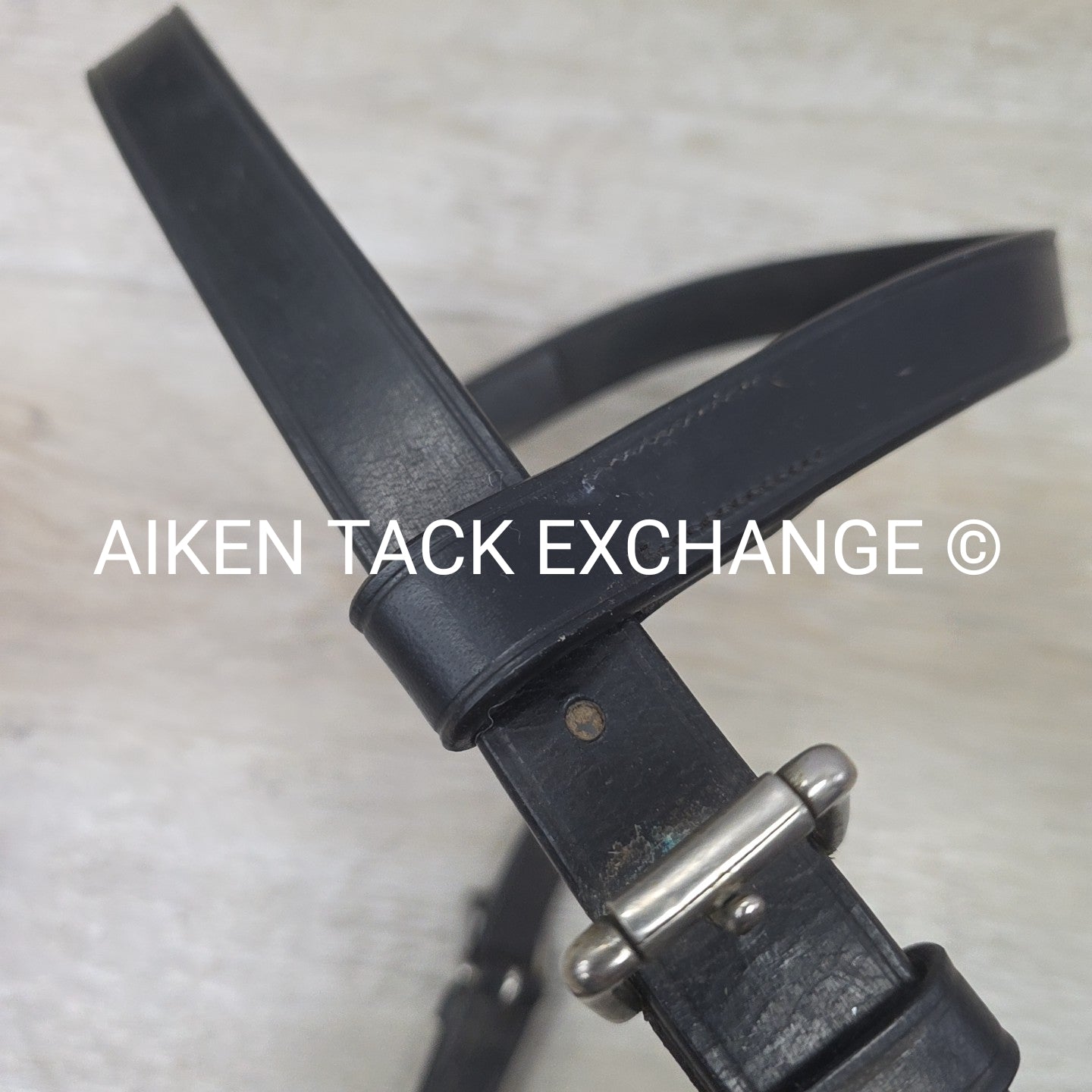 \Leather Lunging Cavesson, Black, Size Full