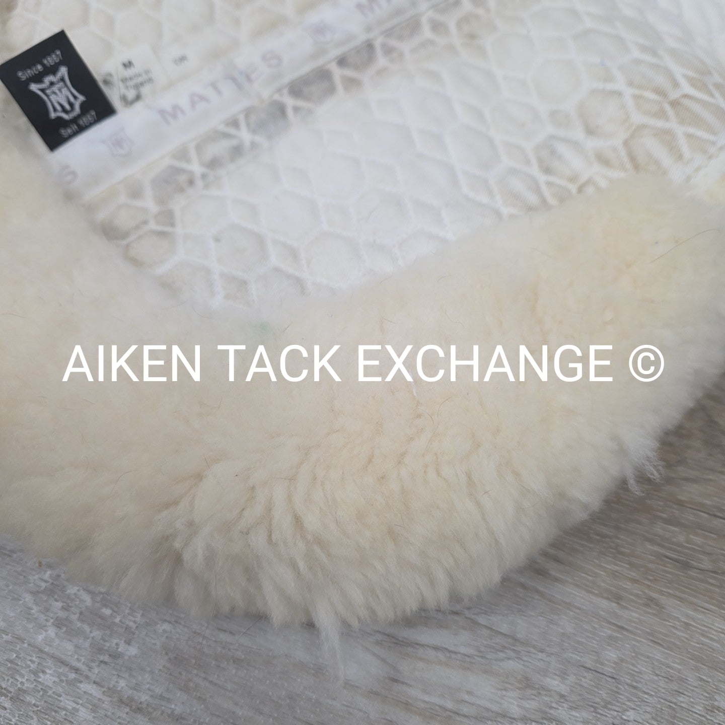 Mattes Platinum Sheepskin Half Pad, Dressage, Size Medium