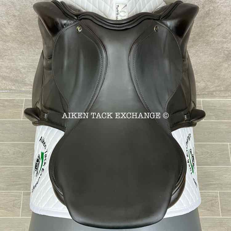 2016 Ideal Impala Professional Monoflap Jump Saddle, 18" Seat, Wide Tree, Wool Flocked Panels