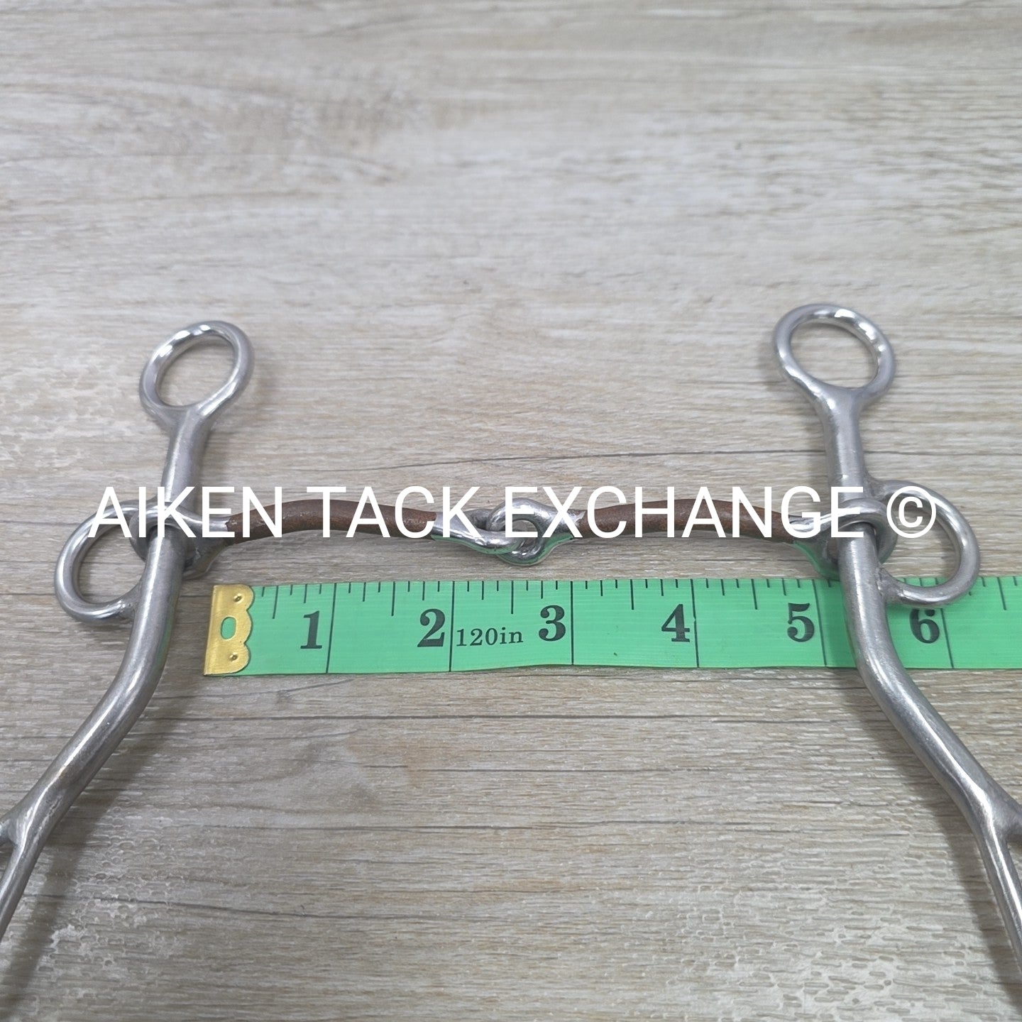 Trammell Single Joint Sweet Iron Shanked Bit 5"