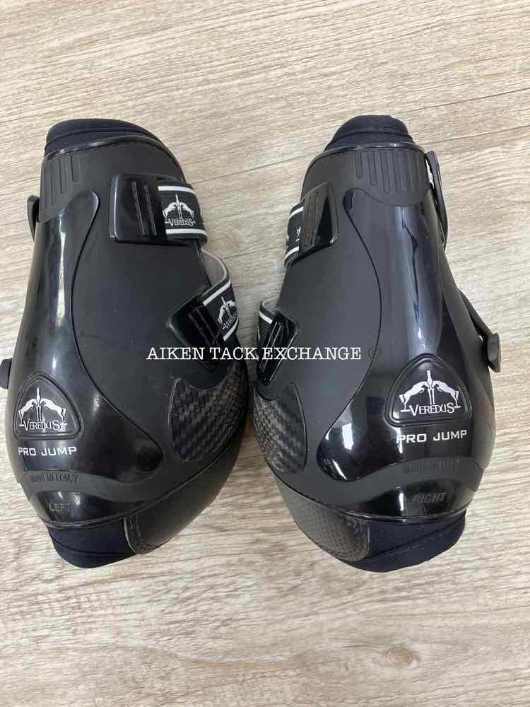 Veredus Pro Jump XPRO Hind Fetlock Boots, Black, Size Large