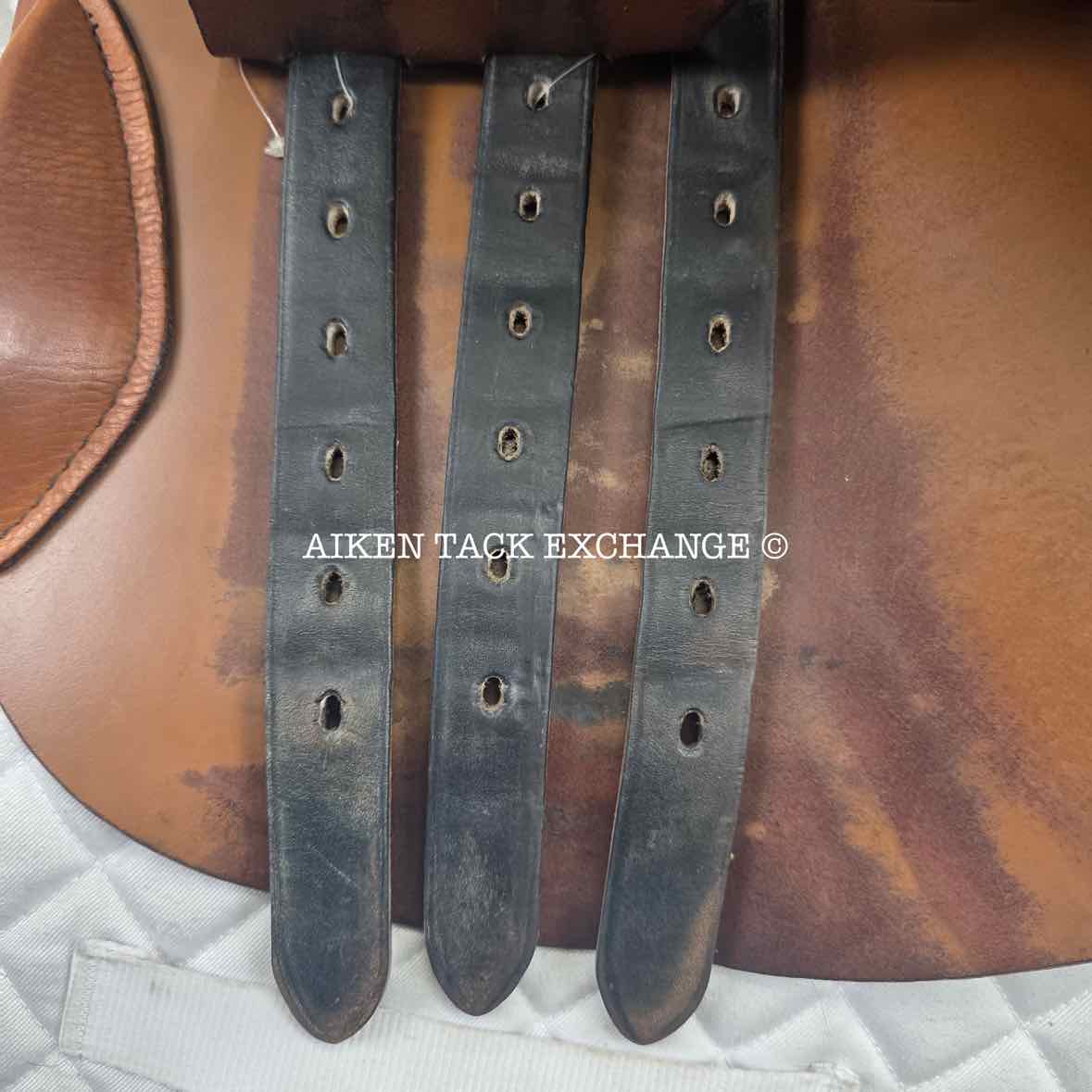 2012 Stubben Zaria Deluxe Jump Saddle, 17.5" Seat with Biomex, 30cm Tree - MW, Foam Panels