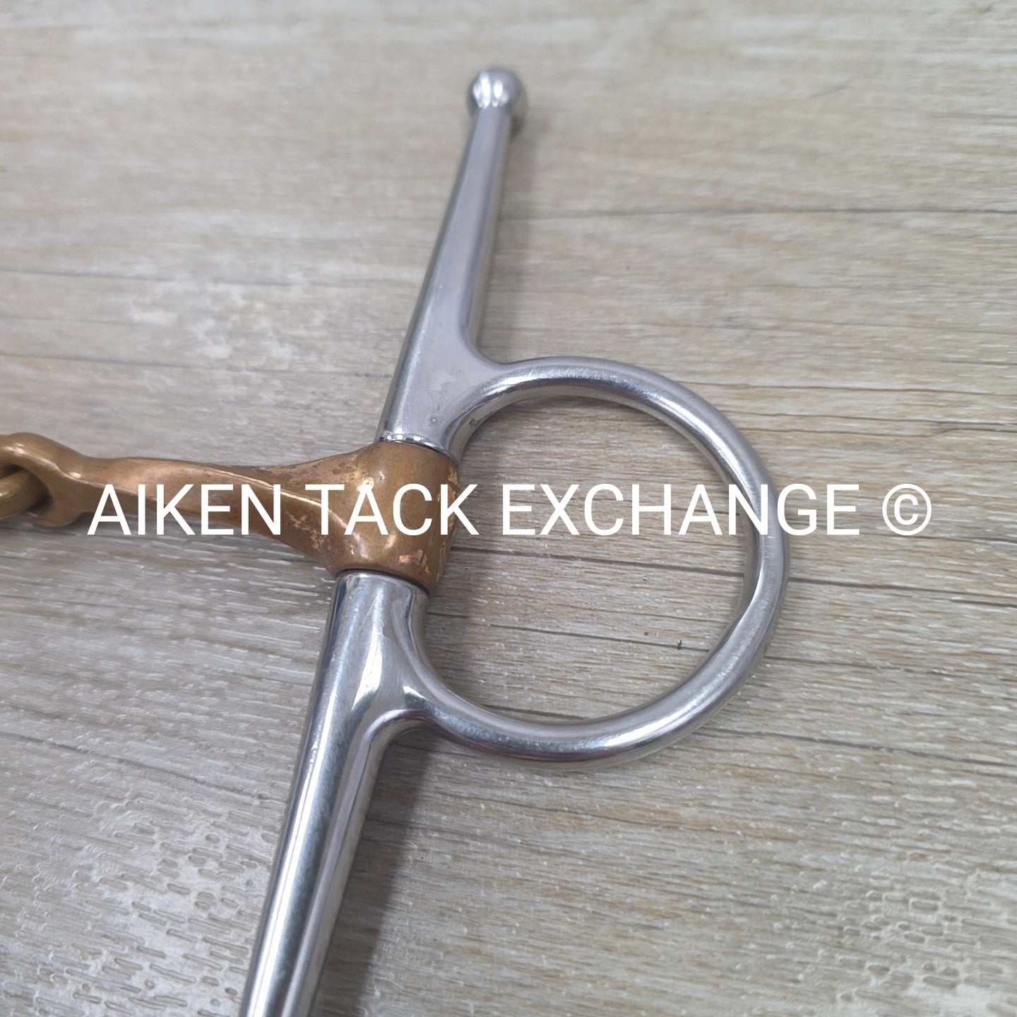 Copper Slow Twist French Link Full Cheek Bit 5.5"