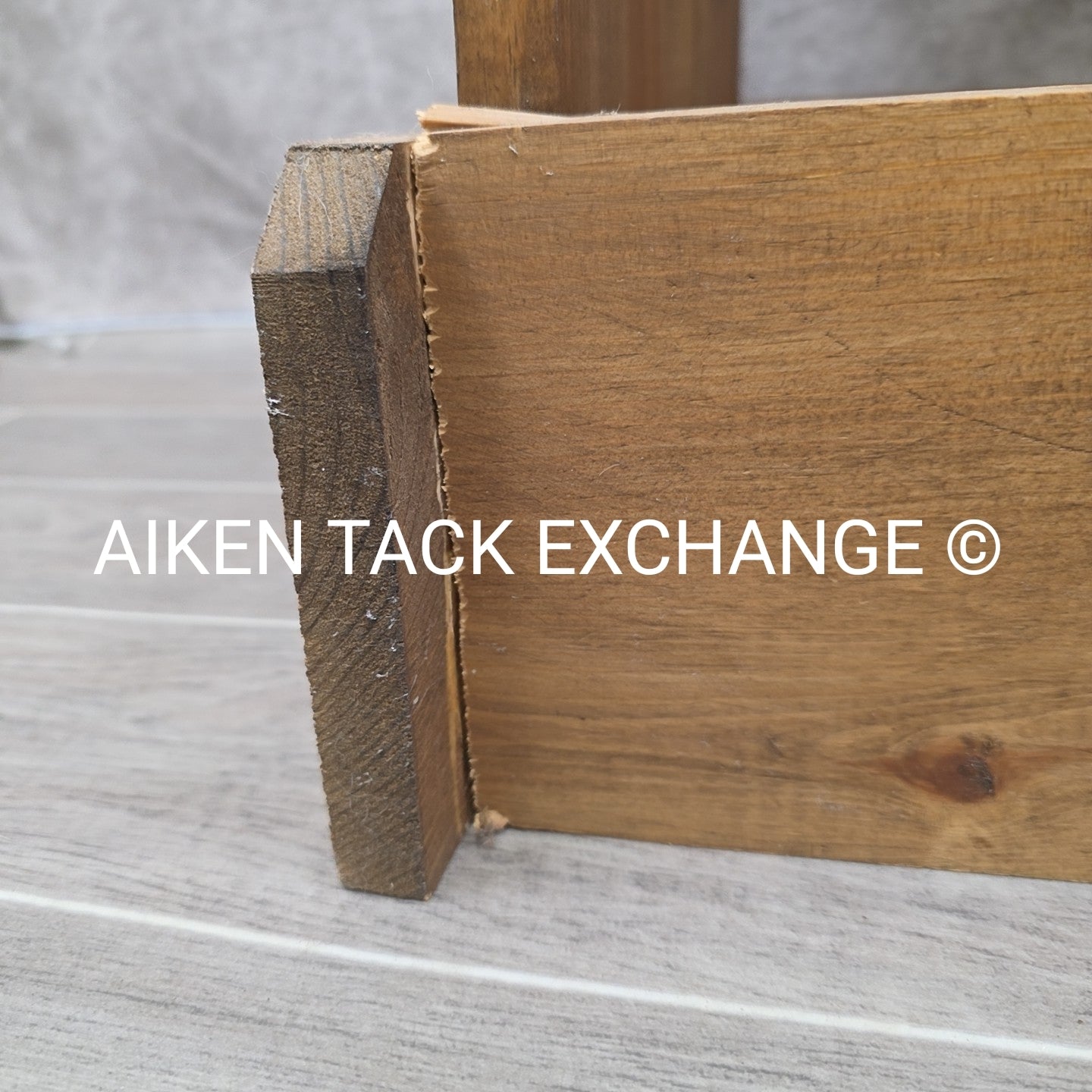 Wooden Western Saddle Stand