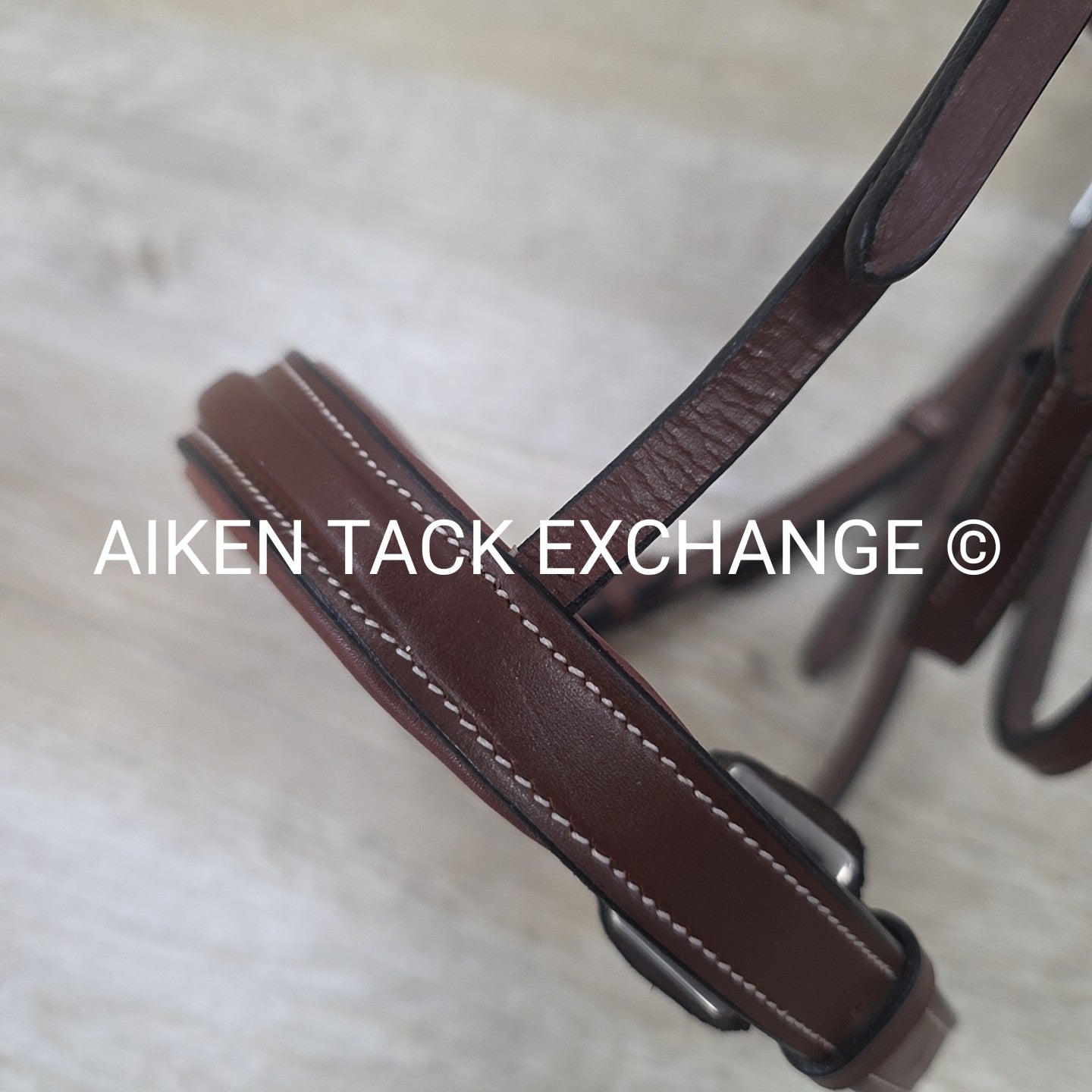 HDR Pro Mono Crown Padded Wide Noseband Bridle with Reins, Brown, Oversize