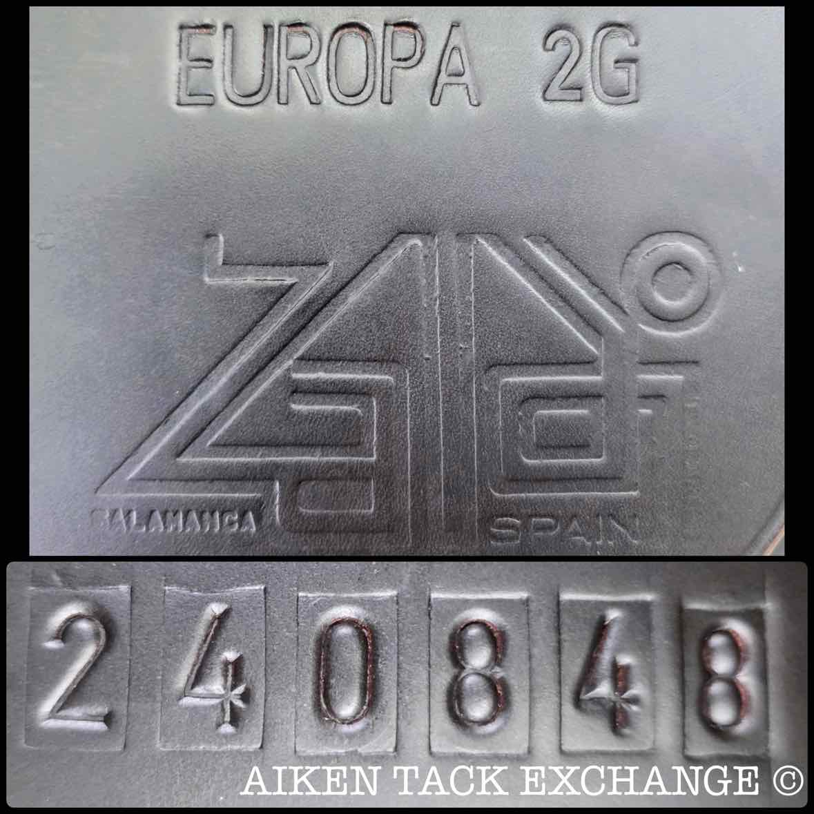 **SOLD** Zaldi Europa 2G All Purpose Saddle, 17" Seat, Medium Wide Tree, Wool Flocked Panels