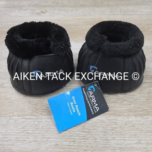 Shires Arma Over Reach Bell Boots w/ Fleece Trim, Size Full