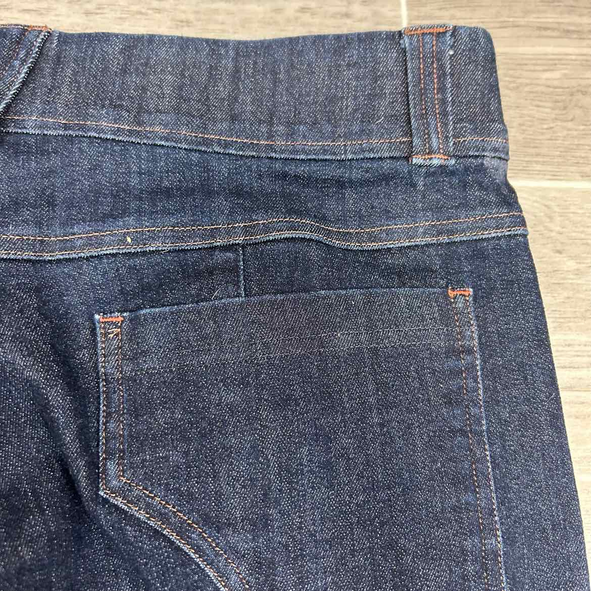 Kerrits Stretch Denim Knee Patch Breeches - Size L