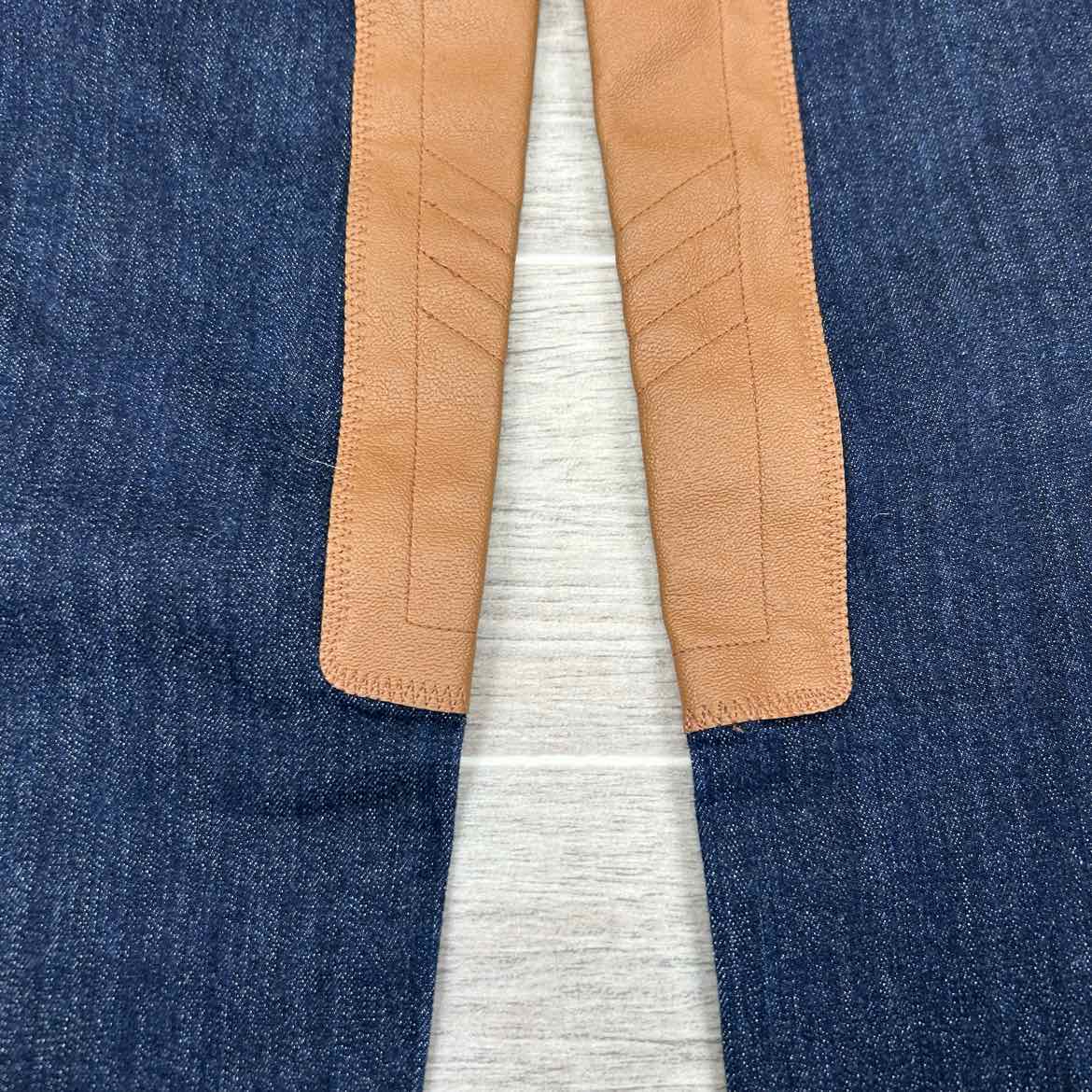 Kerrits Stretch Denim Knee Patch Breeches - Size L